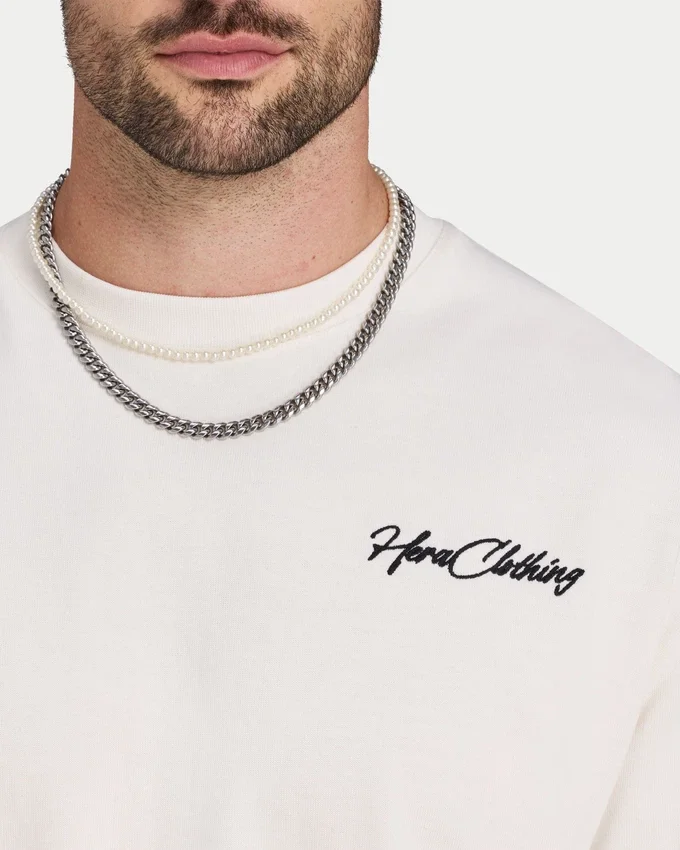 T-shirt oversize « Script » épais pour homme T-shirt oversize « Script » épais pour homme