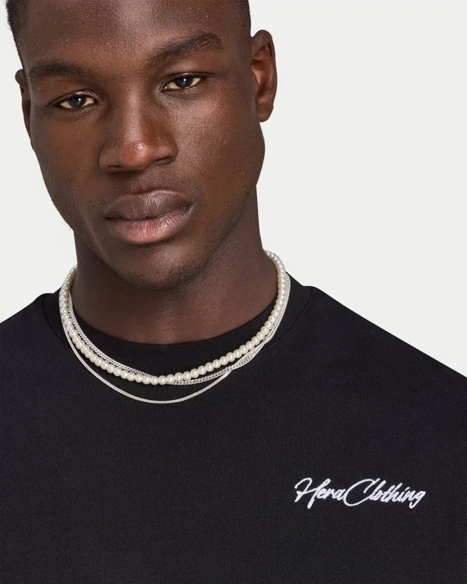 T-shirt oversize « Script » épais pour homme T-shirt oversize « Script » épais pour homme