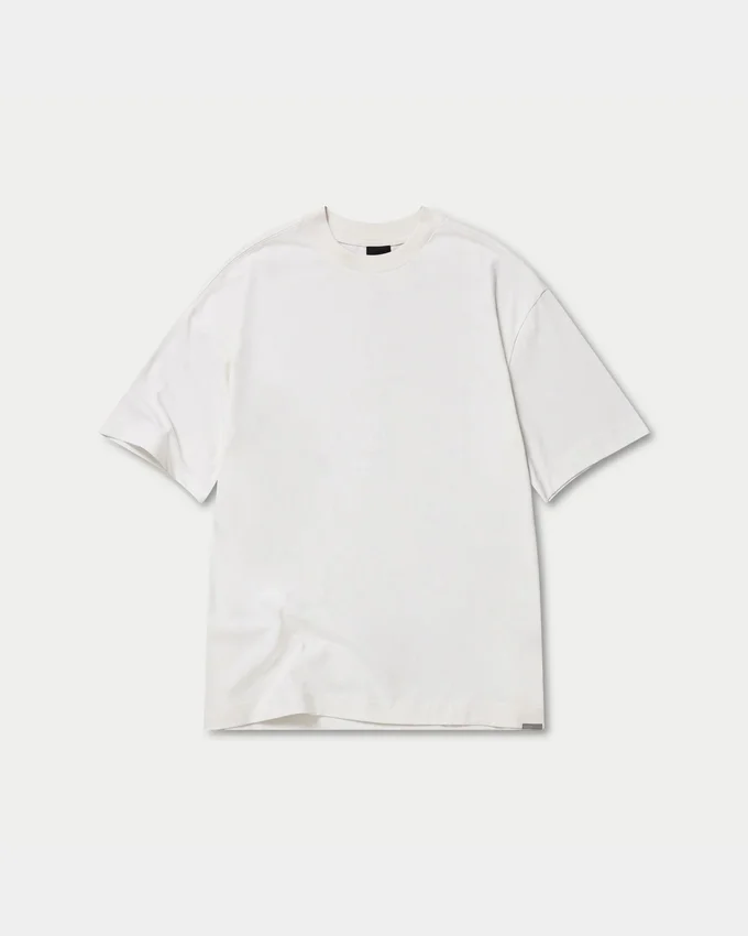 T-shirt oversize unie pour homme – blanc cassé T-shirt oversize unie pour homme – blanc cassé