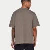 T-shirt oversize unie pour homme – gris marais T-shirt oversize unie pour homme – gris marais
