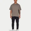 T-shirt oversize unie pour homme – gris marais T-shirt oversize unie pour homme – gris marais