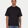 T-shirt oversize unie pour homme – noir T-shirt oversize unie pour homme – noir