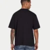 T-shirt oversize unie pour homme – noir T-shirt oversize unie pour homme – noir
