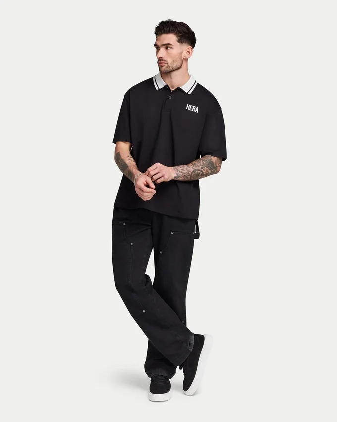 T-shirt polo oversize incontournable pour homme T-shirt polo oversize incontournable pour homme