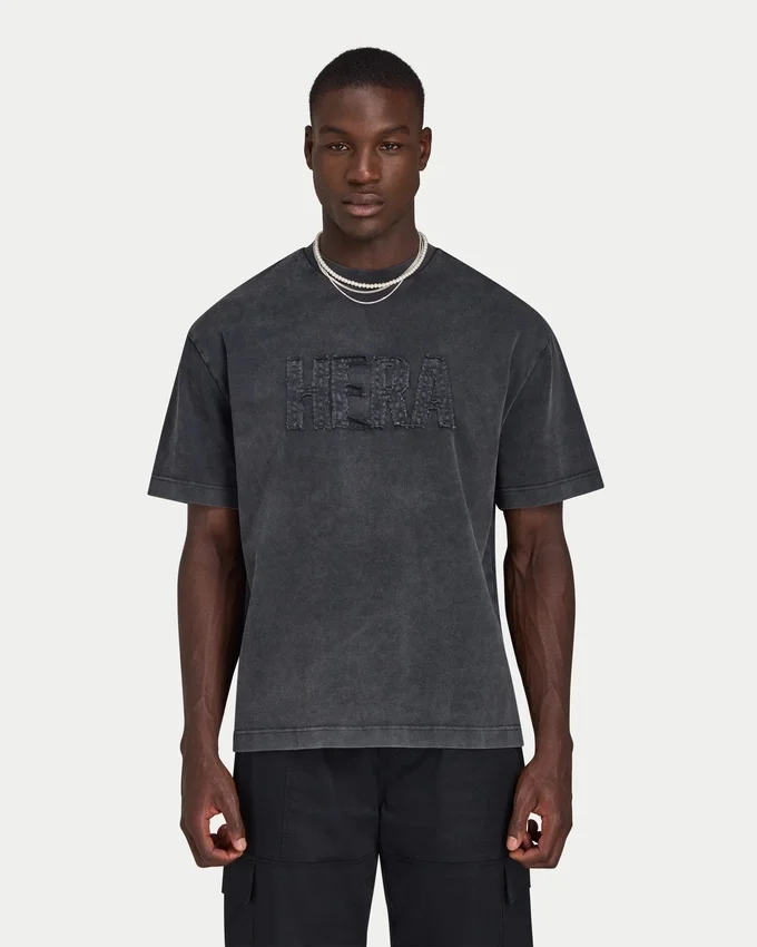 T-shirt Signature oversize délavé pour homme T-shirt Signature oversize délavé pour homme