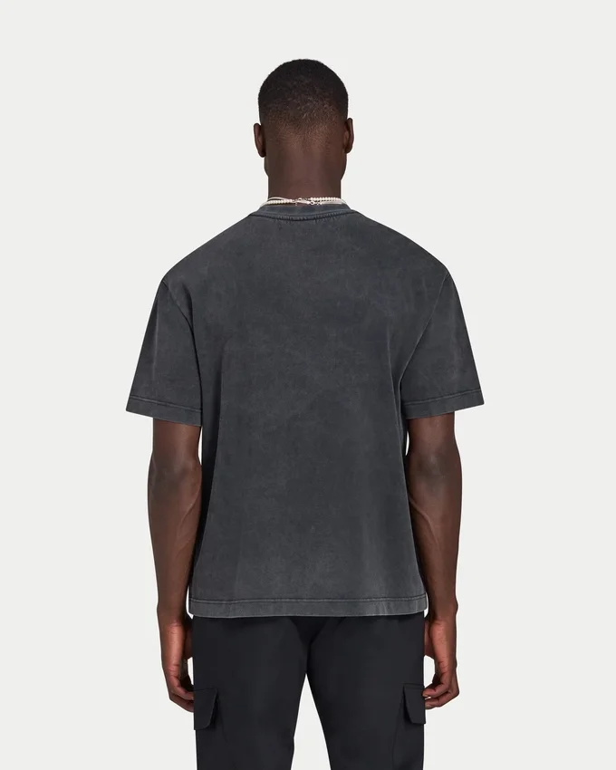 T-shirt Signature oversize délavé pour homme T-shirt Signature oversize délavé pour homme
