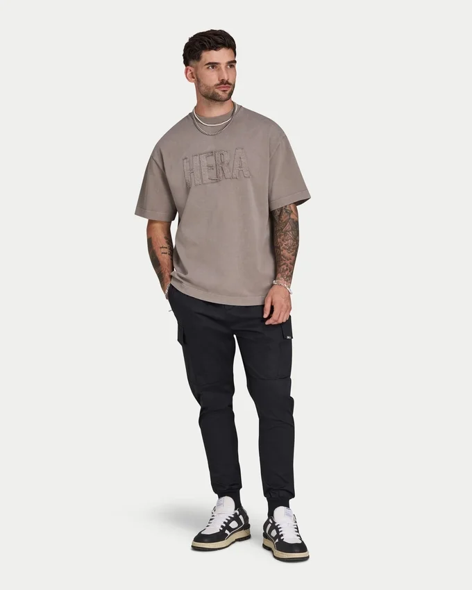 T-shirt Signature oversize délavé pour homme T-shirt Signature oversize délavé pour homme