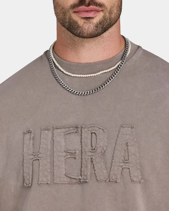 T-shirt Signature oversize délavé pour homme T-shirt Signature oversize délavé pour homme