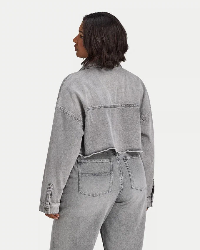 Veste en denim courte pour femme Veste en denim courte pour femme