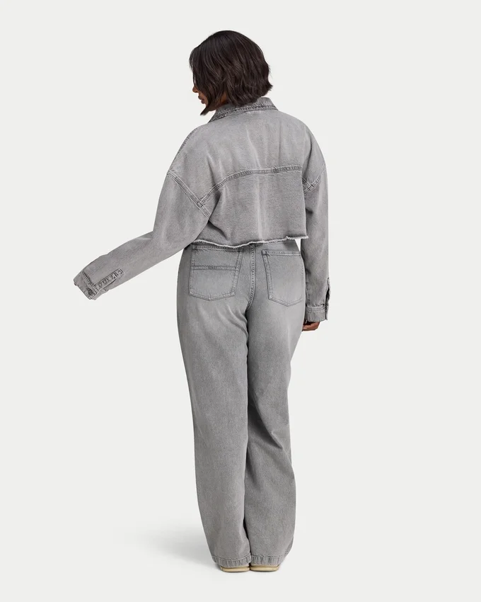 Veste en denim courte pour femme Veste en denim courte pour femme