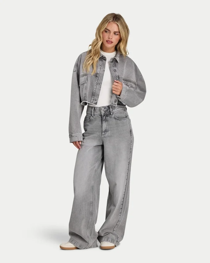 Veste en denim courte pour femme Veste en denim courte pour femme