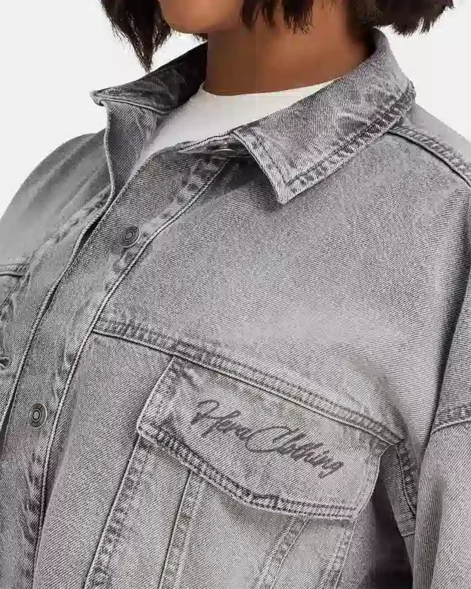 Veste en denim courte pour femme Veste en denim courte pour femme