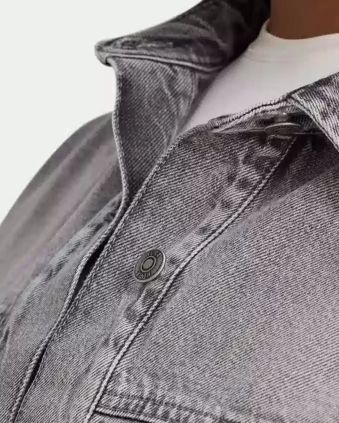 Veste en denim courte pour femme Veste en denim courte pour femme