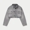 Veste en denim courte pour femme Veste en denim courte pour femme