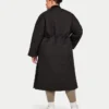 Veste longue pour femme – noire Veste longue pour femme – noire